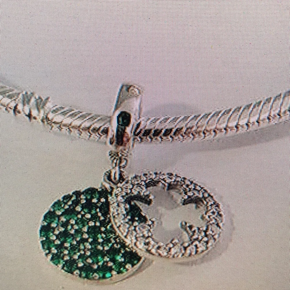 Pandora Silver and Teal Clover